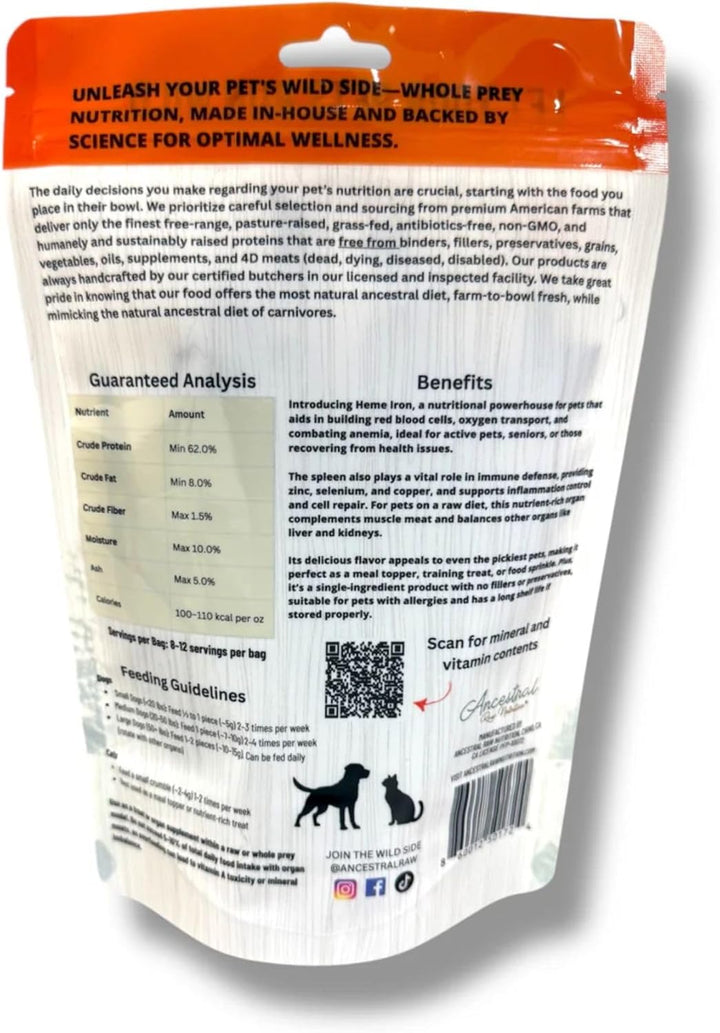 Dehydrated Beef Spleen for Pets