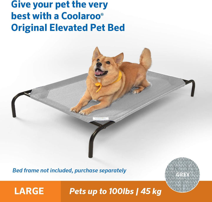 Original Pet Bed Replacement Cover - Grey - Large (43.5" X 31.5")