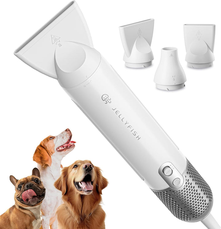 Dog Dryer for Pet Grooming,Handheld 1.21Lb Lightweight Dog Hair Dryer 2 Speeds 4 Temp,Portable High Velocity Dog Blow Dryer for Trave Home