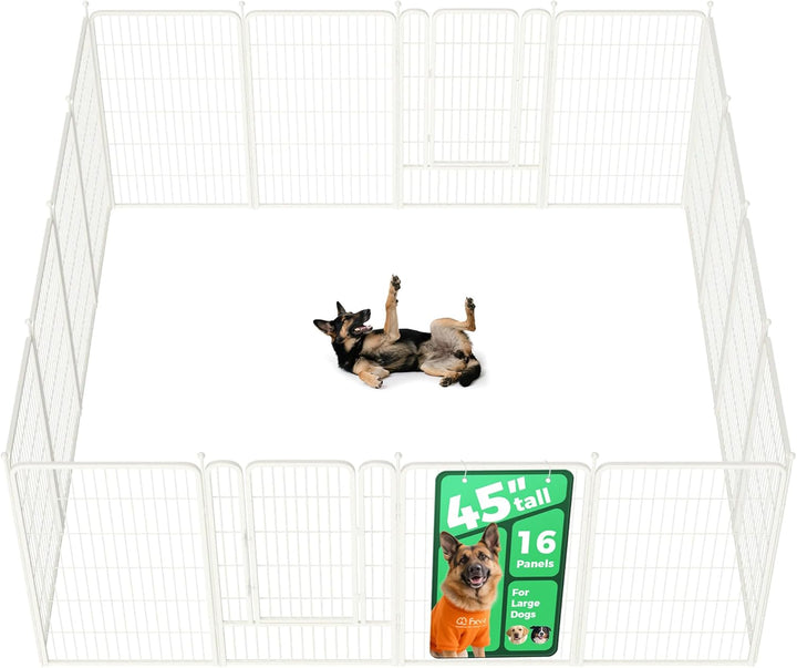 Rollick Unleashed Dog Playpen for Indoor, Yard, RV Camping, 24 Inch 8 Panels for Small and Puppy Dogs, Black│Patented