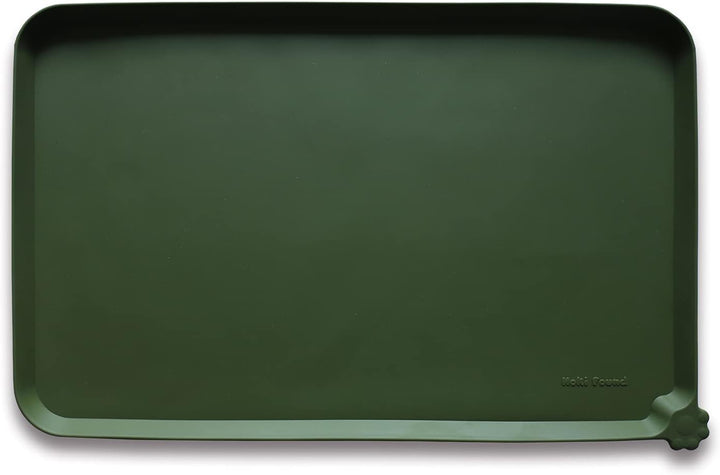 -Waterproof Pet Feeding Mats with High Lips - Multiple Size and Colors for Dogs, Cats & Others-G