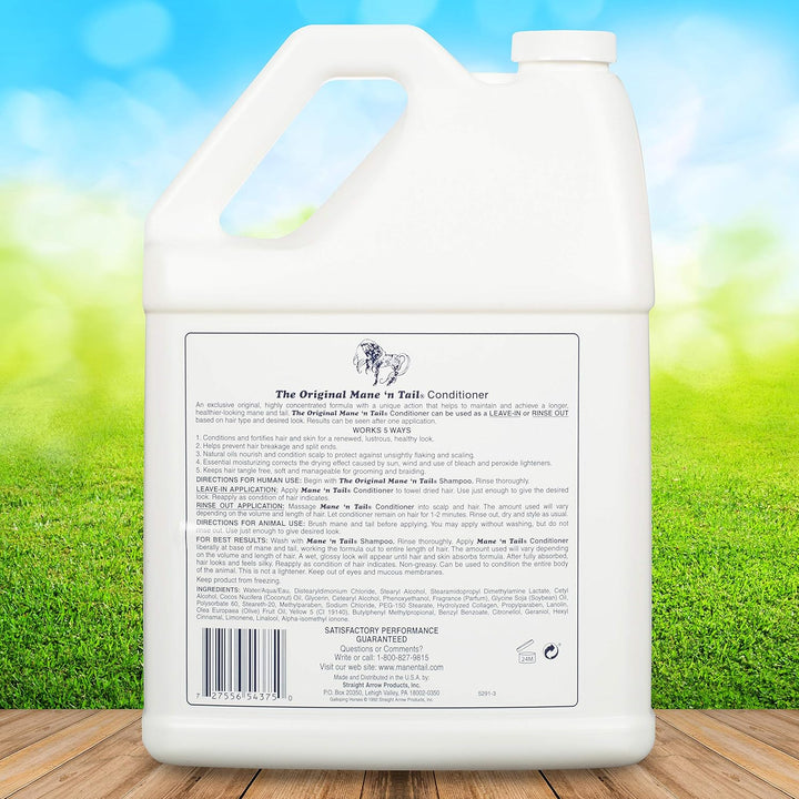 Conditioner Gallon, for Soft Silky Hair. for Horses and Humans! (128 Fl Oz)