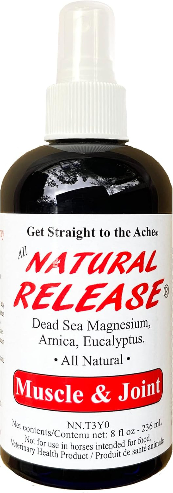 Natural Release Muscle Spray Treatment - Horse Liniment for Sore Muscles, Joint Pain, Tendon & Inflammation Relief - Easy to Use, Fast Acting, Alcohol & Menthol Free (16 Oz)