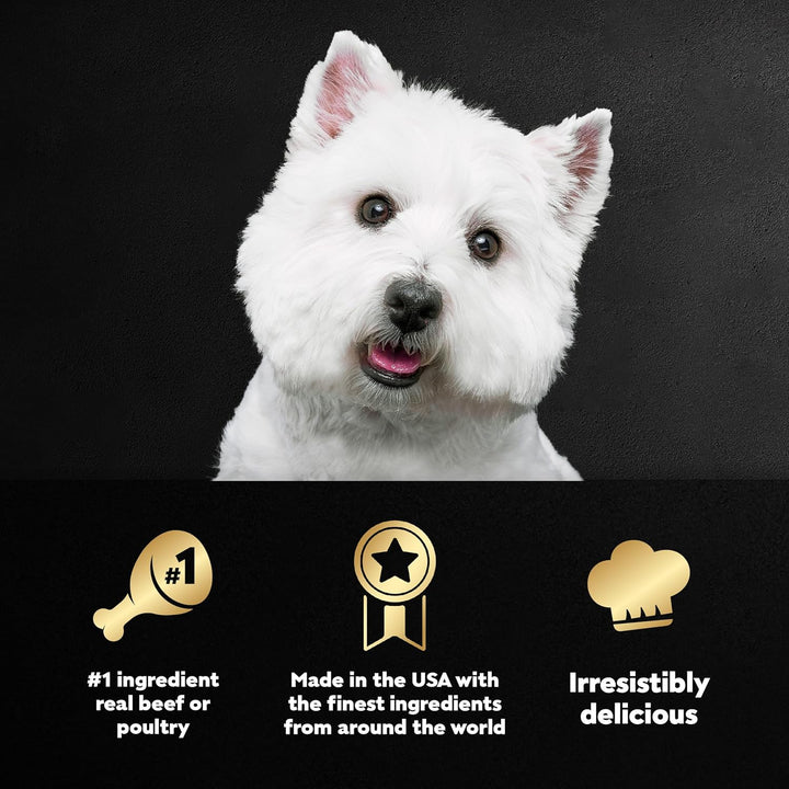 Home Delights Adult Wet Dog Food, Pot Roast with Spring Vegetables, Beef Stew, Turkey, Green Beans, & Potatoes, and Hearty Chicken & Noodle Variety Pack, 3.5 Oz. (24 Count, Pack of 1)