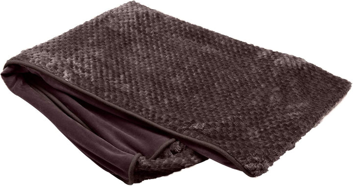 Dog Bed Liner Water-Resistant Contour Luxe Lounger Foam Mattress Protector Cover - White, Large