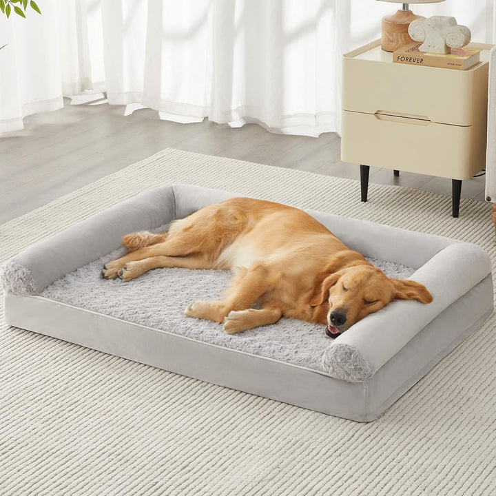 Dog Beds for Large Dogs, Orthopedic Dog Bed for Medium Large Dogs,Big Waterproof Couch Pet Bed with Removable Washable Cover