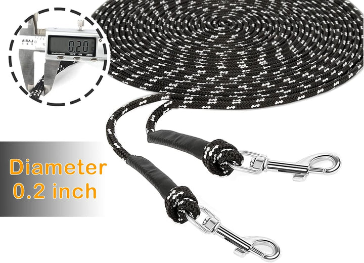 Extra Long Cat Leash for Yard, Lightweight Outdoor Cat Leash Long Light Extension, Long Thin Lead for Rabbits, Kitten, Puppy and Small Animals (4.5M/ 15FT)