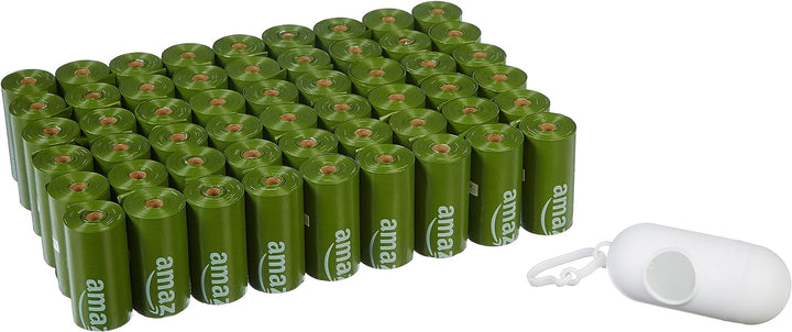 Dog Poop Bags with Dispenser, 270 Count, Enhanced for Guaranteed Leakproof, Lavender Scented, Includes Leash Clip