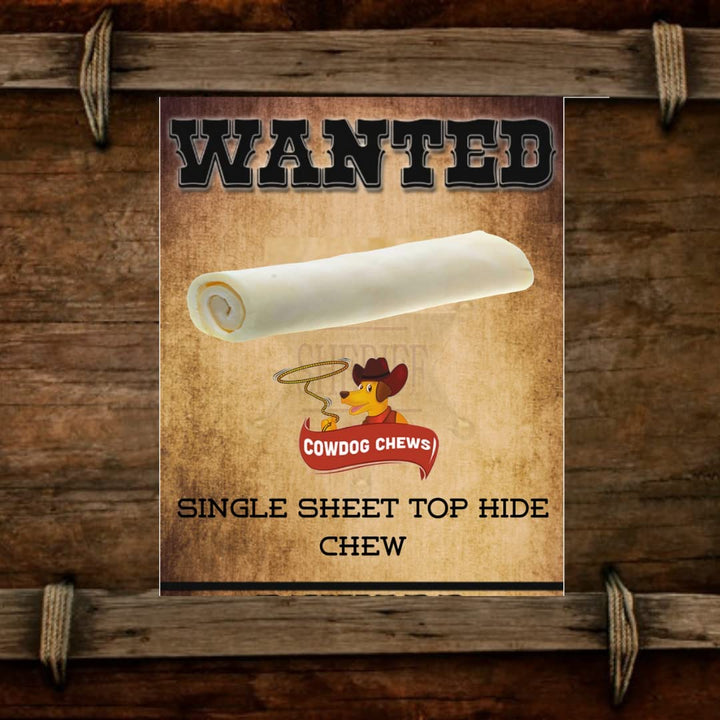 Retriever Roll 9-10 Inch All Natural Rawhide Product (20 Pack)