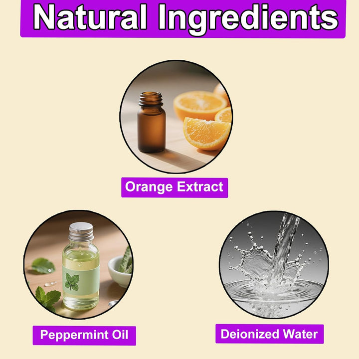 Cat Deterrent Spray,5 Fl Oz Natural Safe Cat Spray for Indoor & Outdoor,Effective Training Aid for Furniture,Sofas,Rugs,Yellow