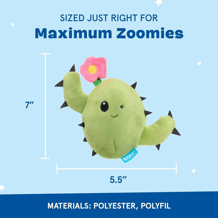 2 in 1 Interactive Plush Dog Toy - Rip and Reveal Toy for Dogs and Puppies - Stimulating Squeaky Pet Toys | Consuela Cactus (Large)
