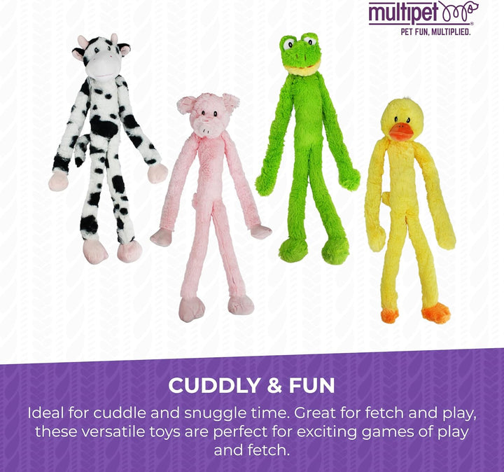 'S Swinging Slevin XXL Oversized 30-Inch Green Frog Plush Dog Toy