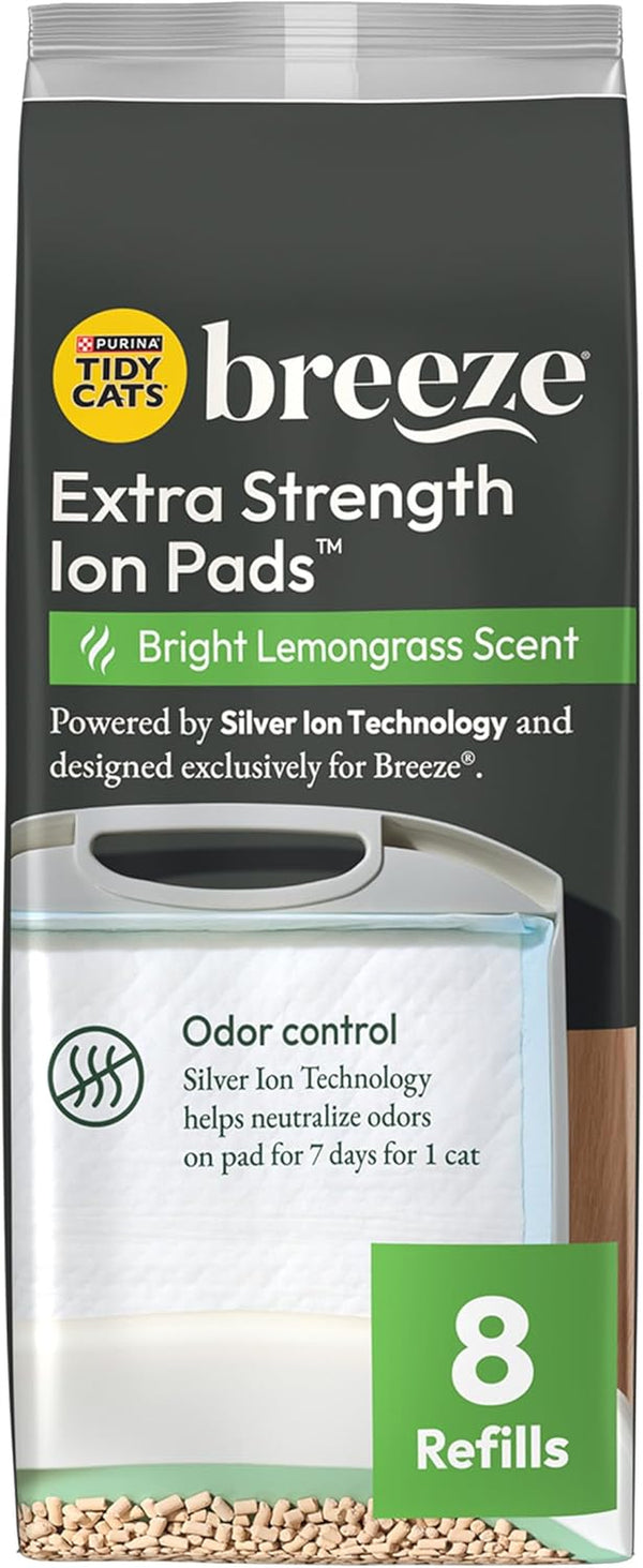 Purina  Cat Litter Breeze Pads Refill Pack Multi Cat Litter Pads - 8 Ct. Bag