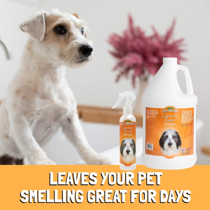 Groom'N Fresh Dog Cologne - Deodorizing Spray, Dog Bathing Supplies, Puppy Wash, Cat & Dog Grooming Supplies, Cruelty-Free, Made in USA, Dog Perfume - 8 Fl Oz 1-Pack