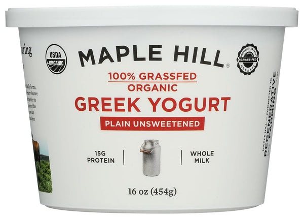 Organic Plain Greek Yogurt, 16 Oz
