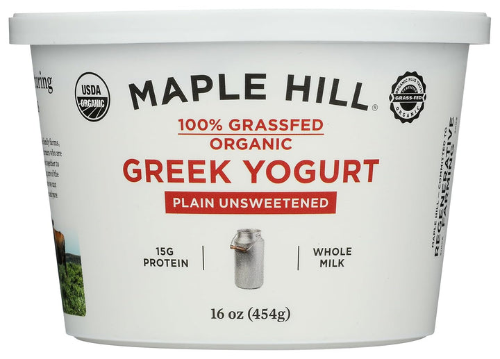Organic Plain Greek Yogurt, 16 Oz