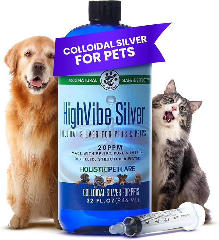 - Colloidal Silver Spray for Dogs, Cats, Horses & Birds - 20 PPM Effective Wound Care, Hot Spot Treatment, Skin Relief & Immune Support - All-Natural Pet Silver Spray (16 Oz)