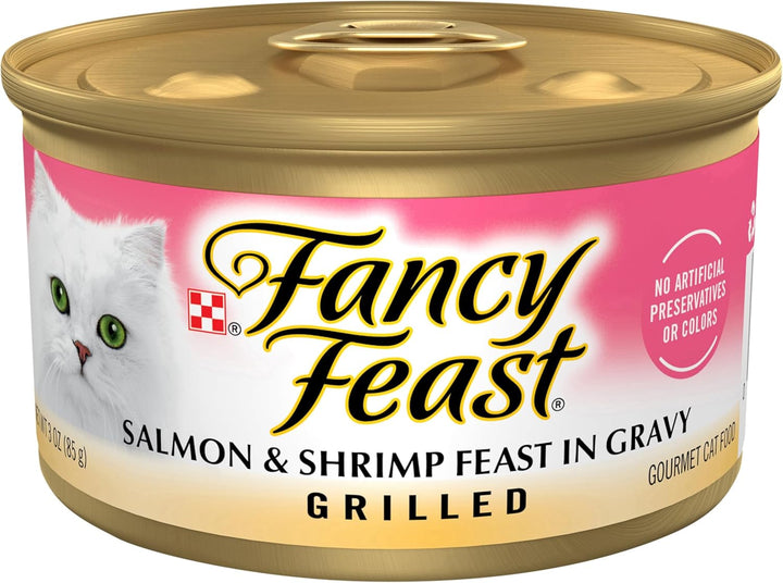 Poultry and Beef Feast Classic Pate Collection Grain Free Wet Cat Food Variety Pack - (Pack of 30) 3 Oz. Cans