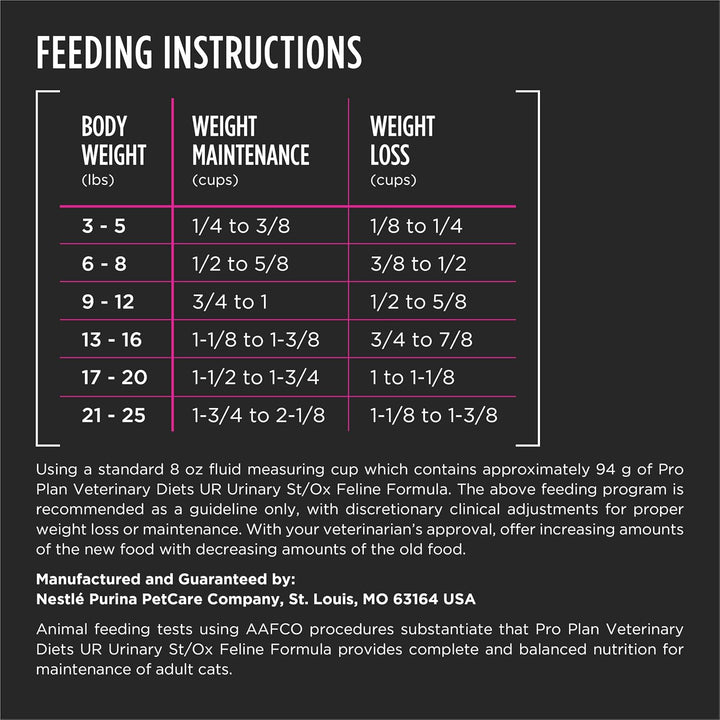 Purina  UR Urinary St/Ox Feline Formula Dry Cat Food - 6 Lb. Bag