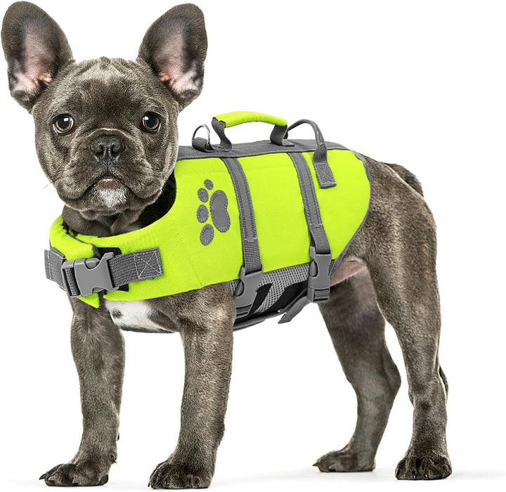 XS Dog Life Jacket, Puppy Life Jackets for Small Dogs, Small Doggie Life Vest for Swimming, Lightweight Extra Small Dog Swim Vest with Handle, Puppy Life Vest for Boating, Cat Lifevest