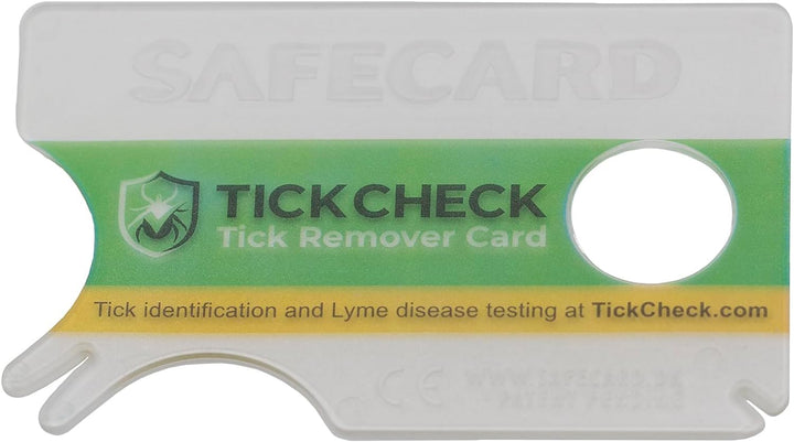 Tick Remover Card - Wallet Sized Tick Removal Tool with Free Tick ID Card & Testing Information - for People, Dogs, Cats (1)