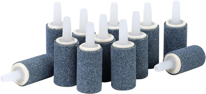 Aquarium Air Stones 1 Inch 12 Pack, Bubble Stone, Aerator Bubble Diffuser, Air Pump Accessories for Aquariums, Fish Tanks, and Hydroponics