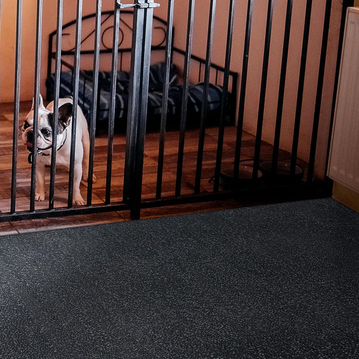 Heavy Duty Horse Stall Mats - Stable Mats, Durable 3/4 In. Thick Rubber Flooring - Solid Black - 3.5' X 6' Mat for Stables, and More - 42 In. X 72 In. Stall Mat