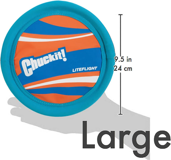 Lite Flight Dog Fetch Toy, Large (10 Inch Diameter)