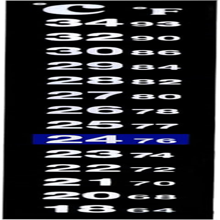 Betta Fish Tank Thermometer Stick On, Aquarium Temperature Sticker Strip, 5.2 X 0.7 Inches, Green & Blue Temperature Indicator, Amphibian and Reptile Thermometer Sticker, Black, 1 Pc