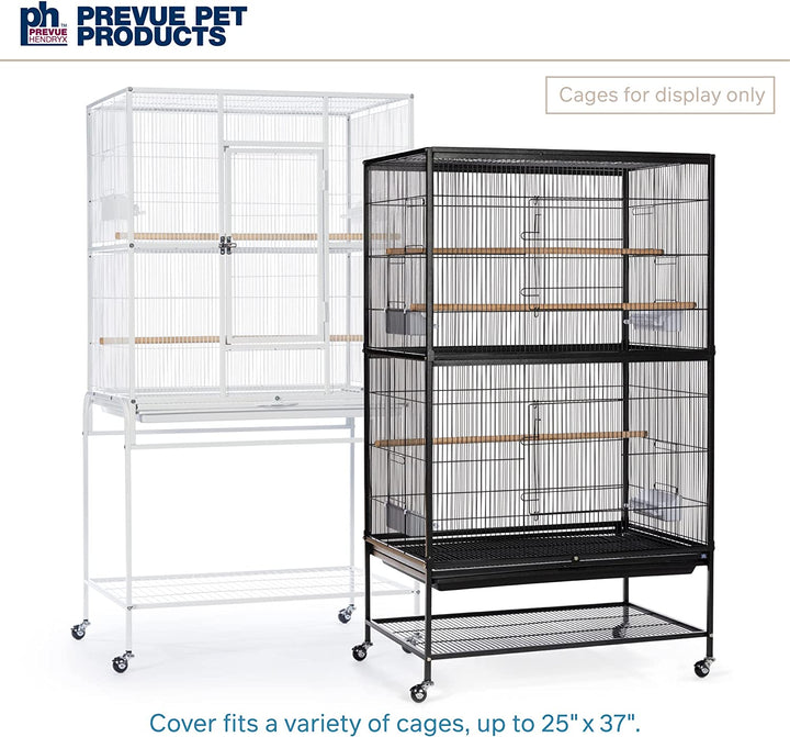 Prevue Hendryx Pet Products Good Night Bird Cage Cover, Large, Black