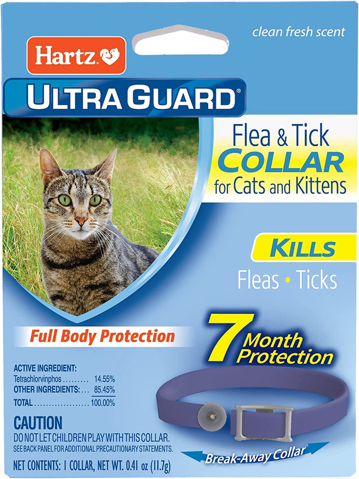 Ultraguard Purple Flea & Tick Collar for Cats and Kittens - 7 Month Protection