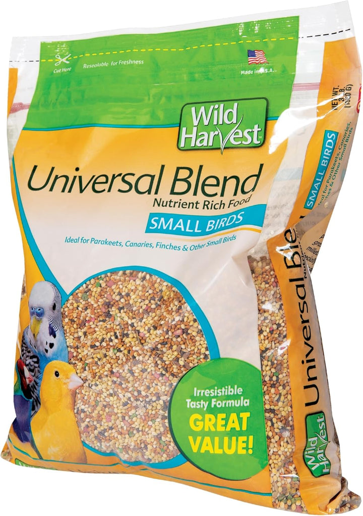 Universal Blend for Small Birds 3 Pounds, Foritified Nutrition