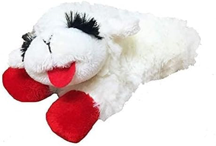 Mini Lamb Chop Officially Licensed, Plush, Squeak Pet Toy (White, 10')