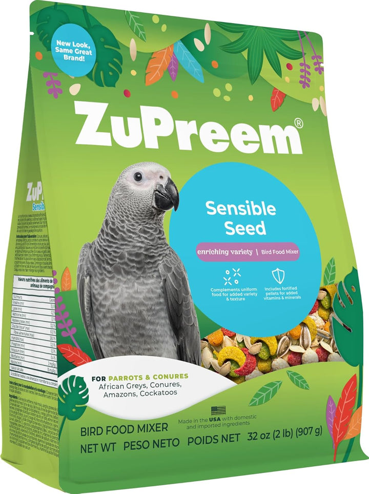 Fruitblend Bird Pellets, Daily Bird Food for Parrot, Conure, Caique, African Grey, Eclectus, Small Cockatoo, Core Nutrition for Medium Large Birds, Parrot Food (ML, 3.5 Lbs)