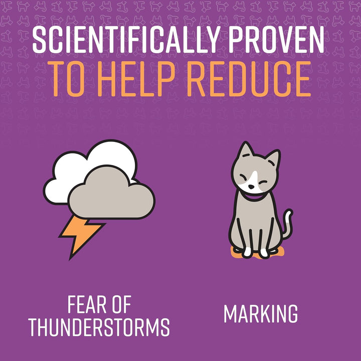 Calming Collar for Cats, Long-Lasting Pheromone Collar Helps Calm Cats for 30 Days, Reduces Stress, Anxiety, Loud Noises and Separation, 3 Count