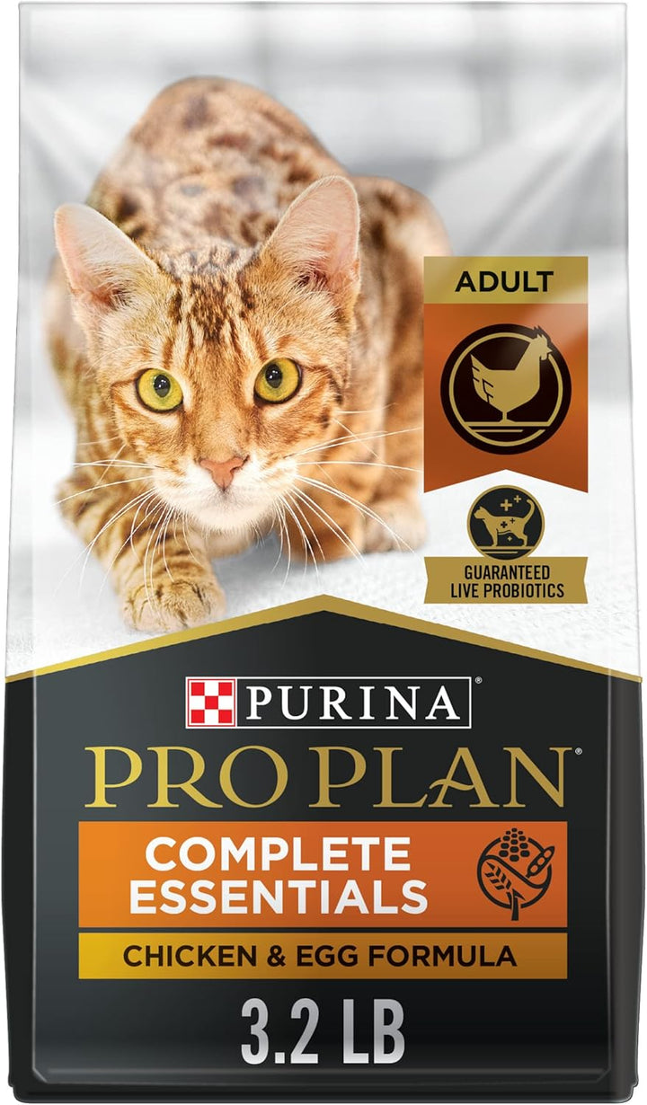 High Protein Cat Food with Probiotics for Cats, Chicken and Rice Formula - 7 Lb. Bag