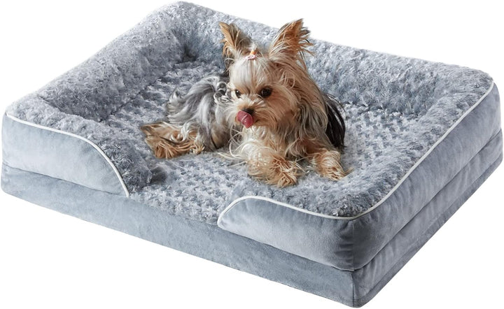 Dog Beds for Large Sized Dogs, Washable Orthopedic Dog Couch Sofa Bed with Waterproof Lining & Non-Skid Bottom for Pet Sleeping