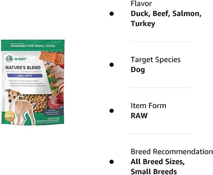 Nature'S Blend Adult Small Breed Freeze-Dried Raw Dog Food 16 Oz, 1 Pound (Pack of 1)