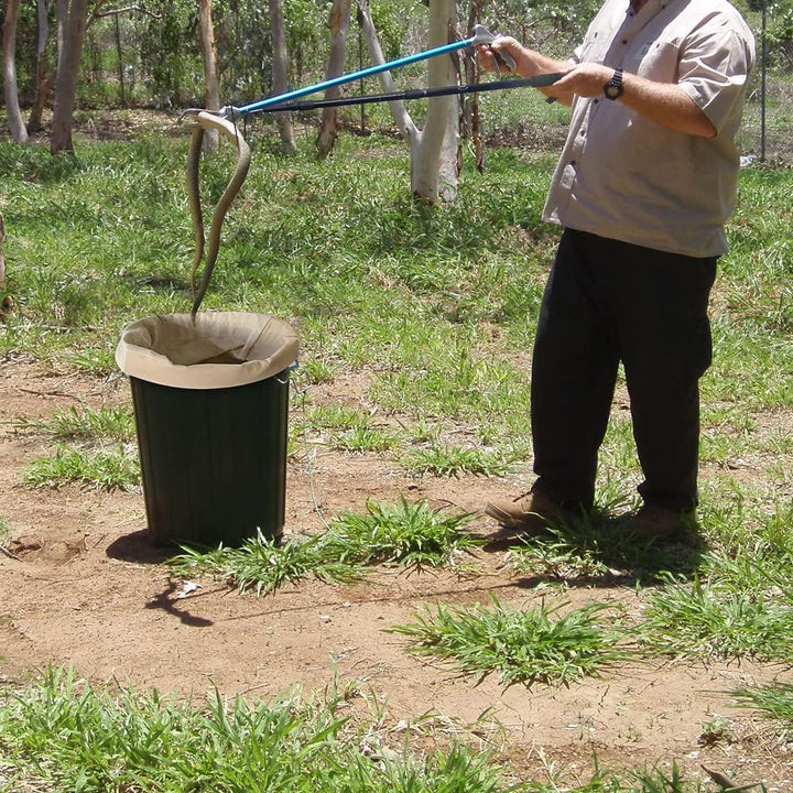 Snake Reptile Bag with Drawstring, 20 X 28 Inch Heavy Duty Large Snake Hunting Sack Pouch with Sewn Bottom Corners for Moving Transporting Capturing Hunting Catching Rattlesnakes Reptiles