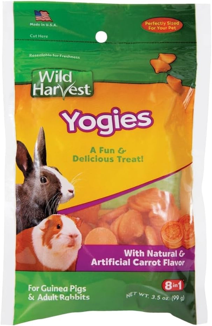 Food and Unique Edible Treats for Guinea Pigs, Hamsters, Gerbils, and Adult Rabbits, Glazed Donuts, 0.14 Pounds, 2.2 Ounce (Pack of 1)