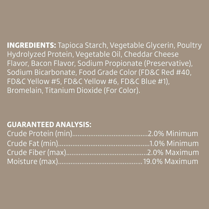 Bacon & Cheese Flavor Dog Twist Sticks - 55 Count - Rawhide-Free Dog Treats, Dental Health Chews for Plaque & Tartar Control, Easy to Digest, Long-Lasting