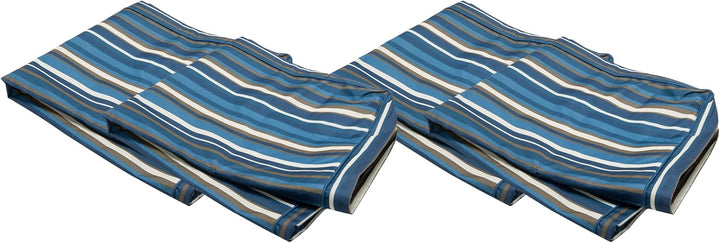 Replacement Dog Bed Cover Water-Resistant Indoor/Outdoor Logo Print Oxford Polycanvas Mattress, Washable - Stone Gray, Large