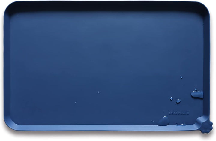 -Waterproof Pet Feeding Mats with High Lips - Multiple Size and Colors for Dogs, Cats & Others-G