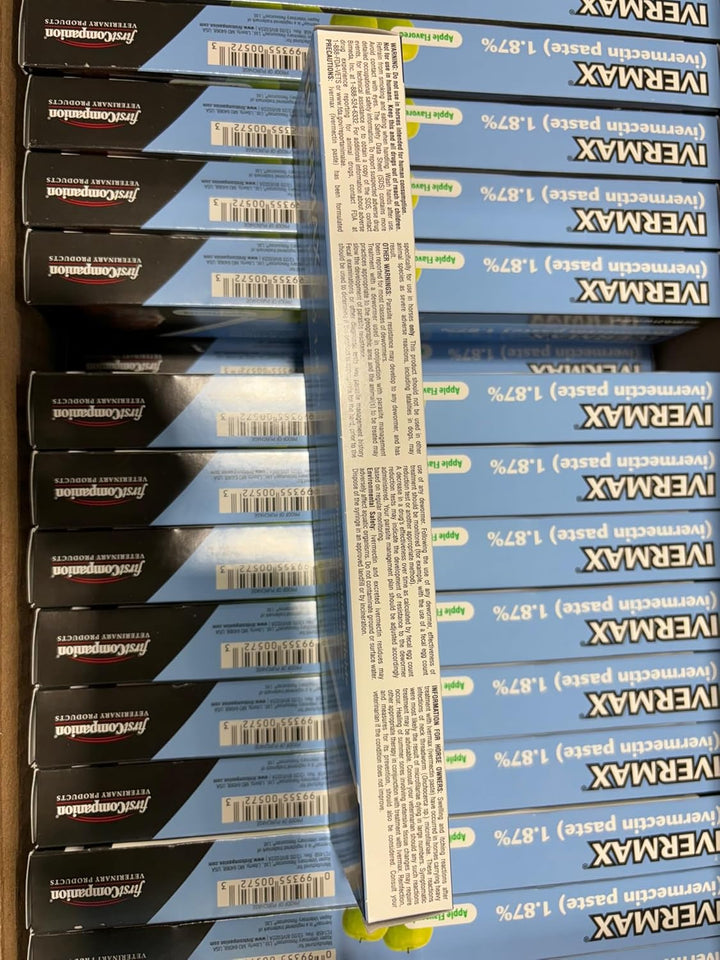 Ivermax (Ivermectin) Equine Paste 6.08 Gram 1 Pack, Blue
