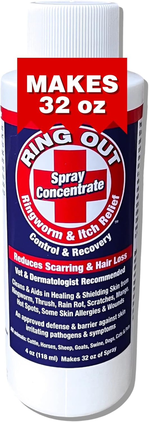 - Control and Help Ringworm for Cats, Dogs, Sheep, Goats, Cattle, Horses, All Pets and Livestock Makes 32 Oz. of Spray