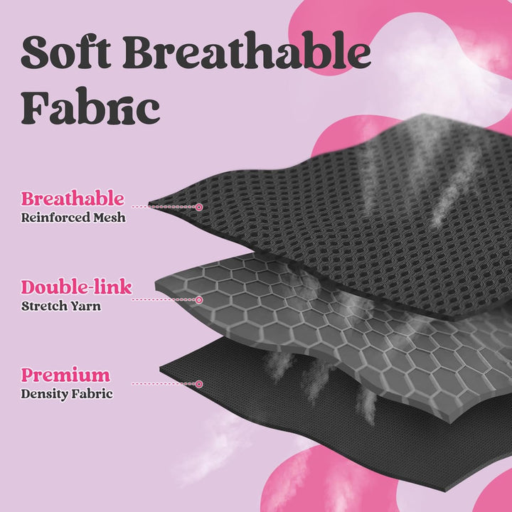 Dog Harness Small Sized and Leash Set, Step-In Breathable Pet Harness, Soft Walking Reflective Puppy Vest for Small Dogs, Black & Rose Red, S