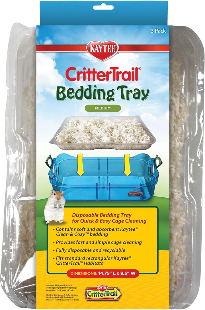 Crittertrail Bedding Tray 3 Count