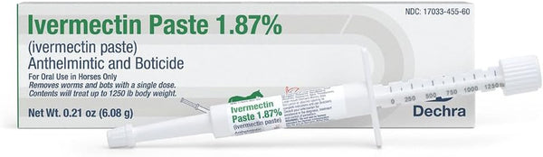 Ivermectin Paste 1.87% | Horse Dewormer Paste