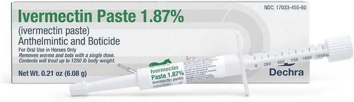 Ivermectin Paste 1.87% | Horse Dewormer Paste