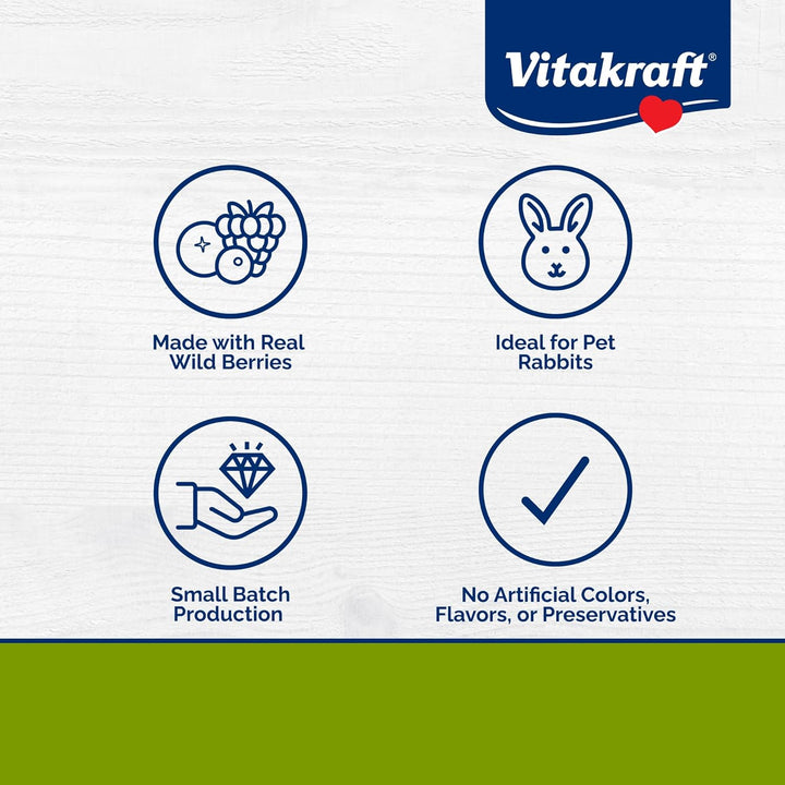 Drops Rabbit Treat - Wild Berry - Yogurt Treats for Rabbits Purple 5.3 Ounce (Pack of 1)